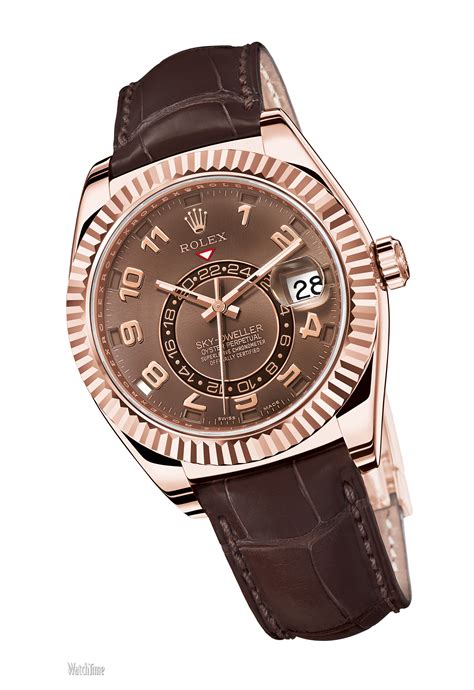 rolex sky dweller rose gold 2018|Rolex gold sky dweller price.